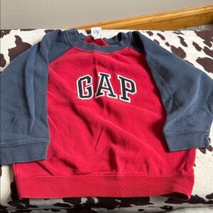 GAP Kids Red and Blue Logo Sweatshirt